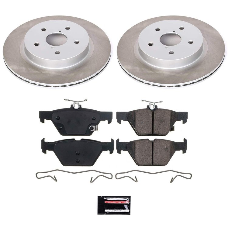 SC7039 Semi-Coated Rotor & Low-Dust Ceramic Brake Pad Kit