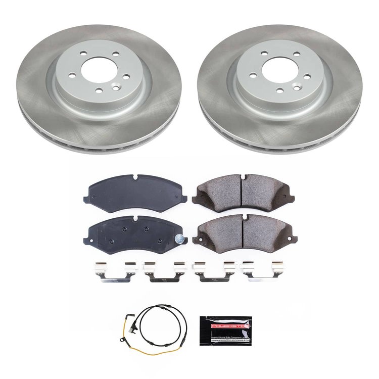 SC7079 Semi-Coated Rotor & Low-Dust Ceramic Brake Pad Kit