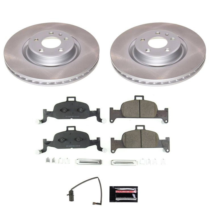 SC7648 Semi-Coated Rotor & Low-Dust Ceramic Brake Pad Kit