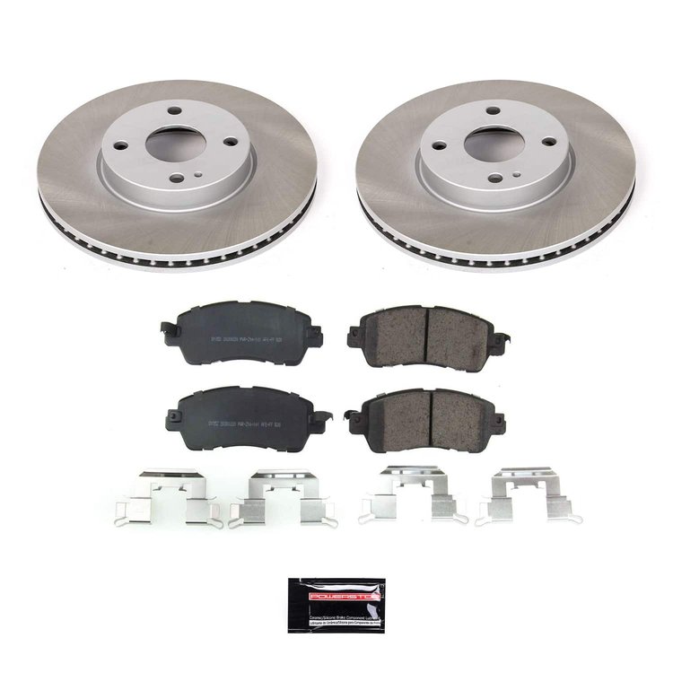 SC7700 Semi-Coated Rotor & Low-Dust Ceramic Brake Pad Kit
