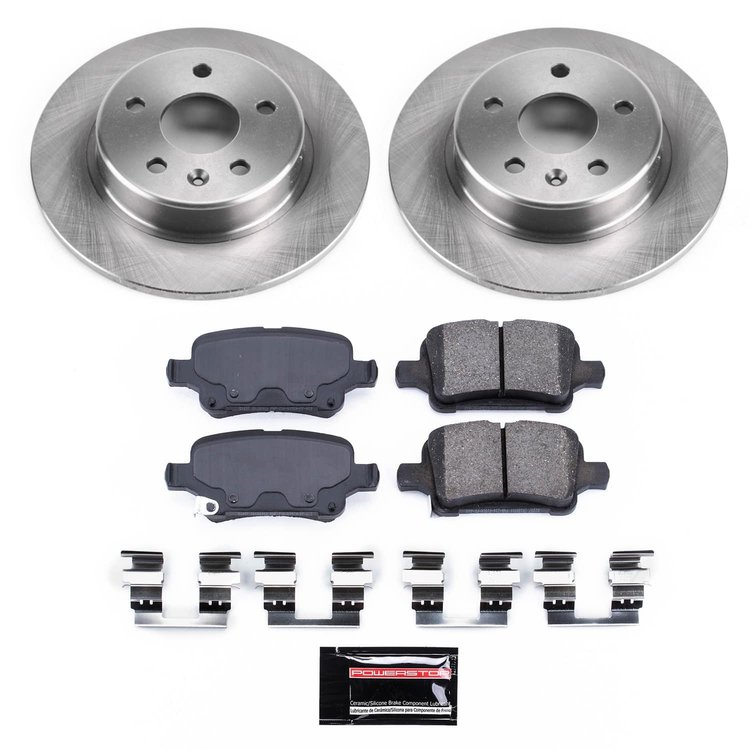 SC7720 Semi-Coated Rotor & Low-Dust Ceramic Brake Pad Kit