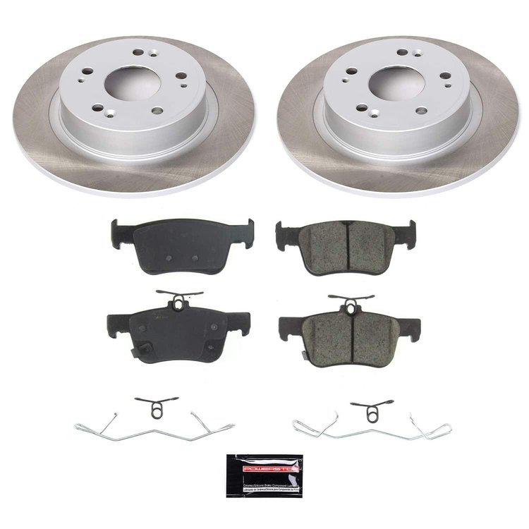 SC8063 Semi-Coated Rotor & Low-Dust Ceramic Brake Pad Kit