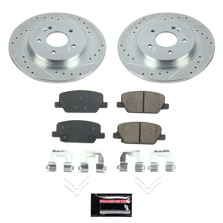 SC8310 Semi-Coated Rotor & Low-Dust Ceramic Brake Pad Kit