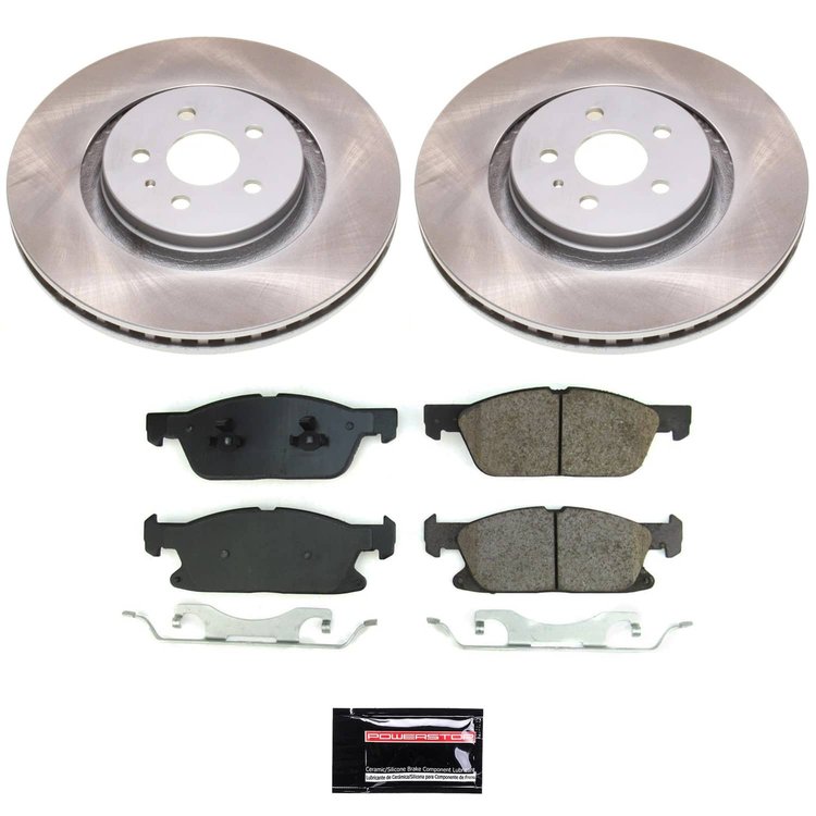 SC8960 Semi-Coated Rotor & Low-Dust Ceramic Brake Pad Kit