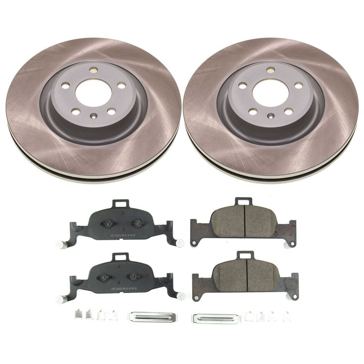 SC9202 Semi-Coated Rotor & Low-Dust Ceramic Brake Pad Kit