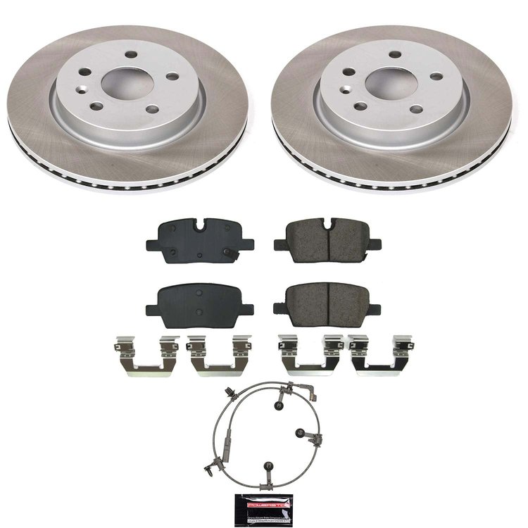 SC9300 Semi-Coated Rotor & Low-Dust Ceramic Brake Pad Kit