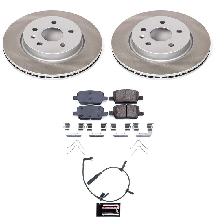 SC9301 Semi-Coated Rotor & Low-Dust Ceramic Brake Pad Kit