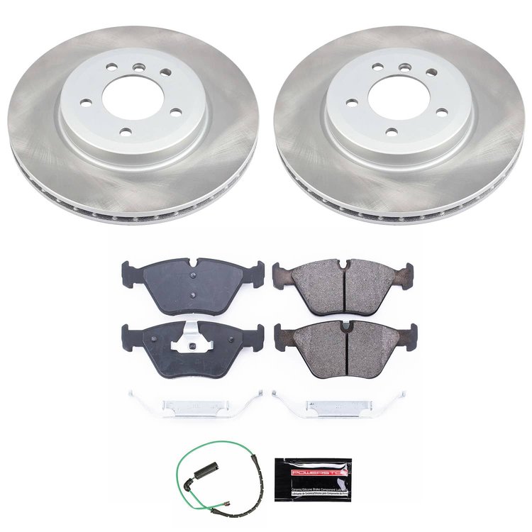 SC933 Semi-Coated Rotor & Low-Dust Ceramic Brake Pad Kit