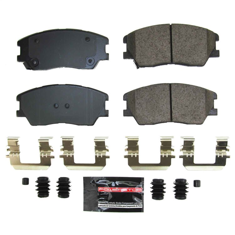 Z23-2287 Front Z23 Daily Driver Carbon-Fiber Ceramic Brake Pads w/Hardware Kit