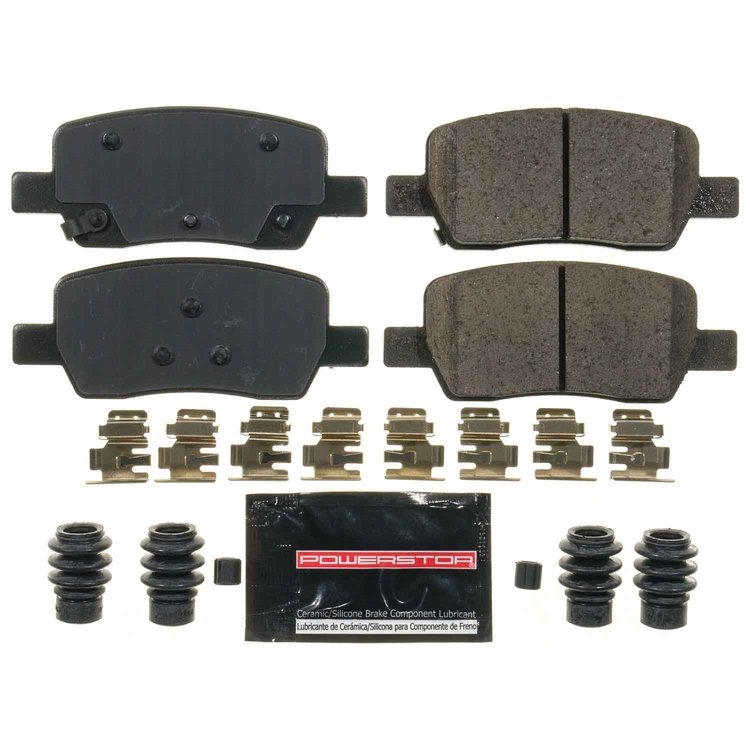 Z23-2381 Rear Z23 Daily Driver Carbon-Fiber Ceramic Brake Pads w/Hardware Kit