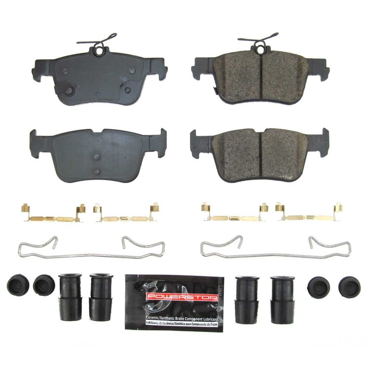 Z23-2384 Rear Z23 Daily Driver Carbon-Fiber Ceramic Brake Pads w/Hardware Kit