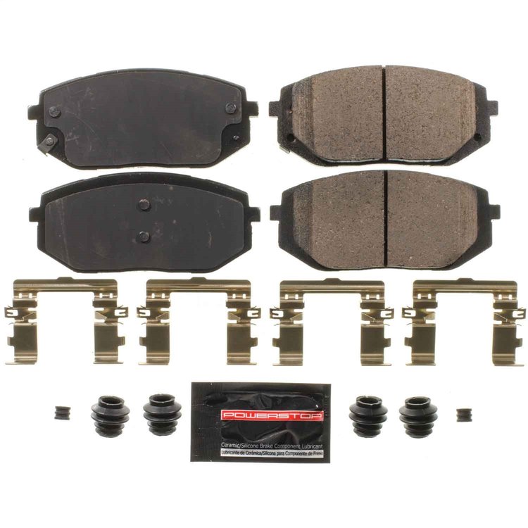 Z23-2398 Front Z23 Daily Driver Carbon-Fiber Ceramic Brake Pads w/Hardware Kit