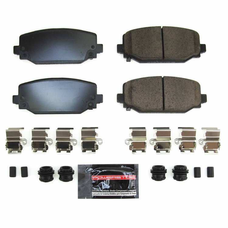 Z23-2411 Rear Z23 Daily Driver Carbon-Fiber Ceramic Brake Pads w/Hardware Kit