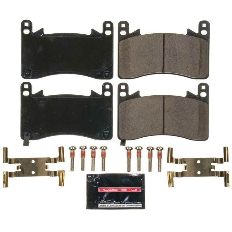 Z23-2418 Front Z23 Daily Driver Carbon-Fiber Ceramic Brake Pads w/Hardware Kit