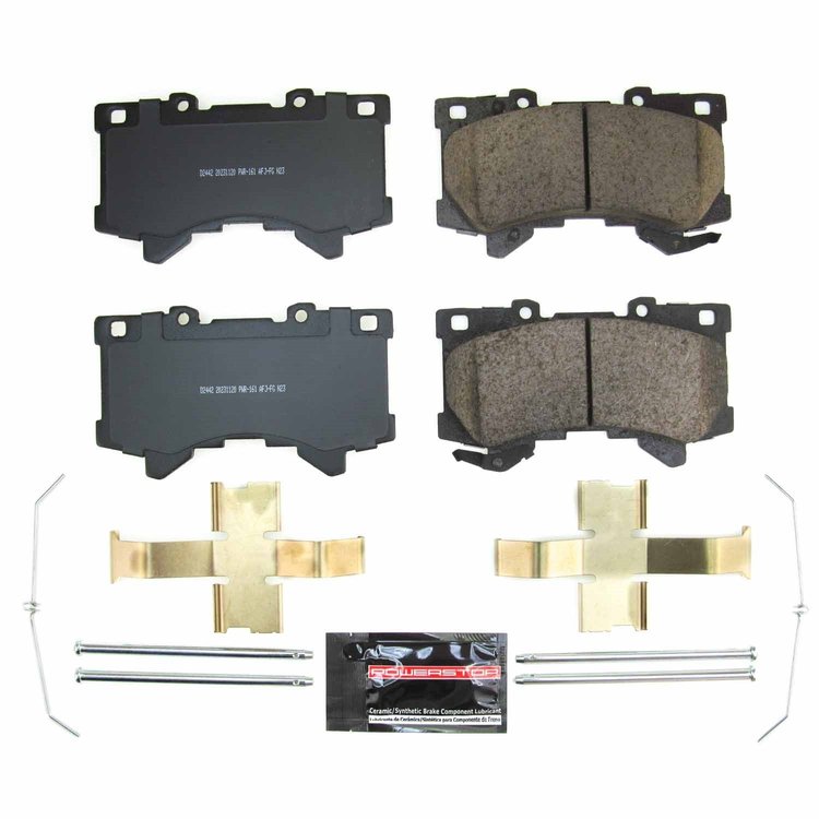 Z23-2442 Front Z23 Daily Driver Carbon-Fiber Ceramic Brake Pads w/Hardware Kit
