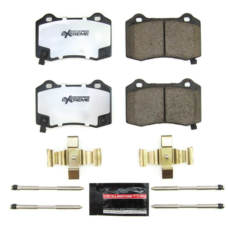 Z26 Extreme Performance Carbon Fiber Ceramic Brake Pads Fits Select Late Model Dodge, Jeep Models