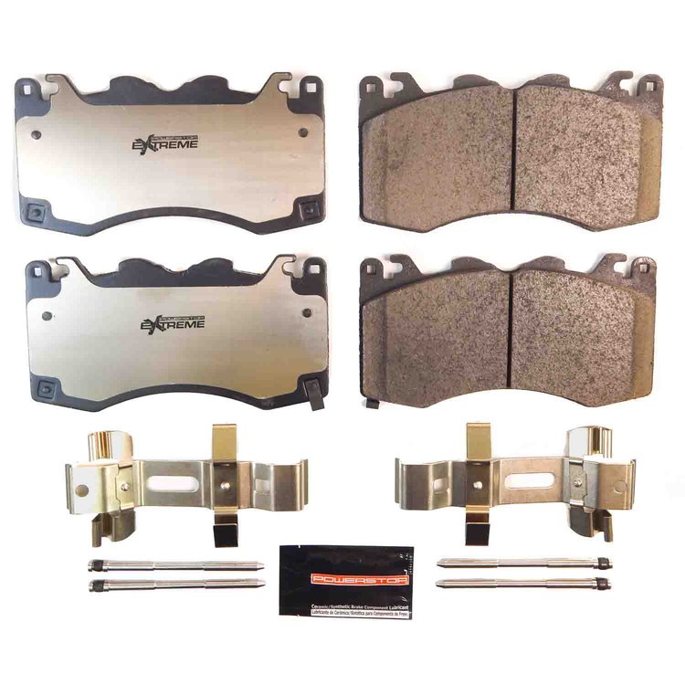 Z26-2516 Front Z26 Street Performance Carbon-Fiber Ceramic Brake Pads w/Hardware Kit