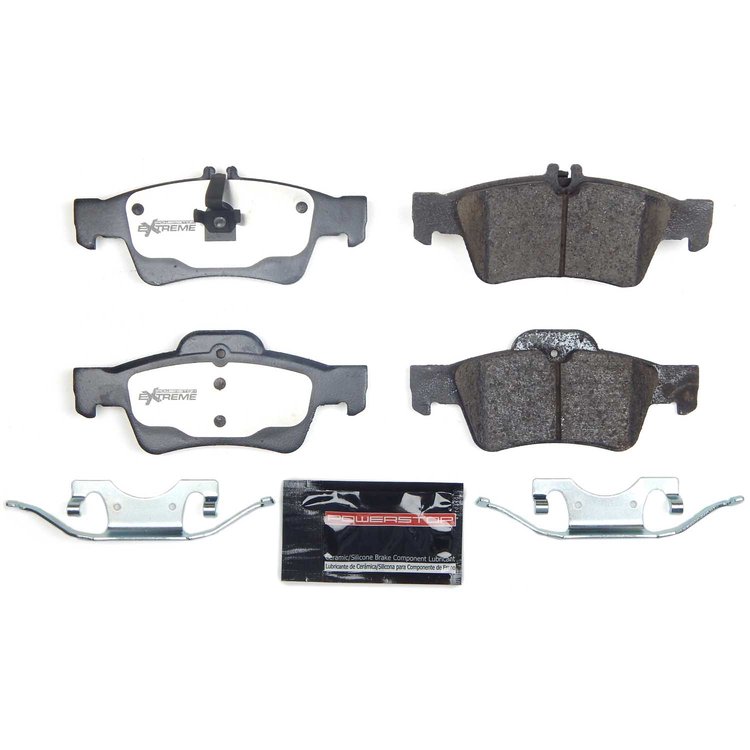 Z26-986 Rear Z26 Street Performance Carbon-Fiber Ceramic Brake Pads w/Hardware Kit