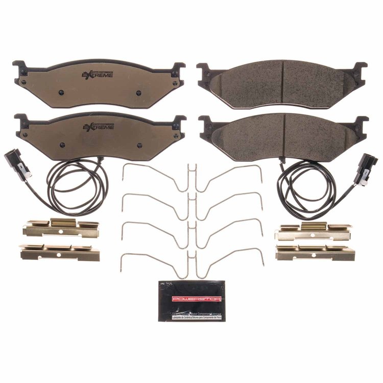 Z36-1066B Front Z36 Truck & SUV Carbon-Fiber Ceramic Brake Pads w/Hardware Kit