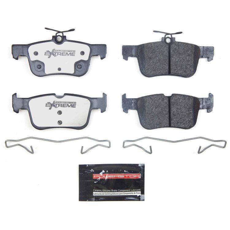 Z36-1833 Rear Z36 Truck & SUV Carbon-Fiber Ceramic Brake Pads w/Hardware Kit