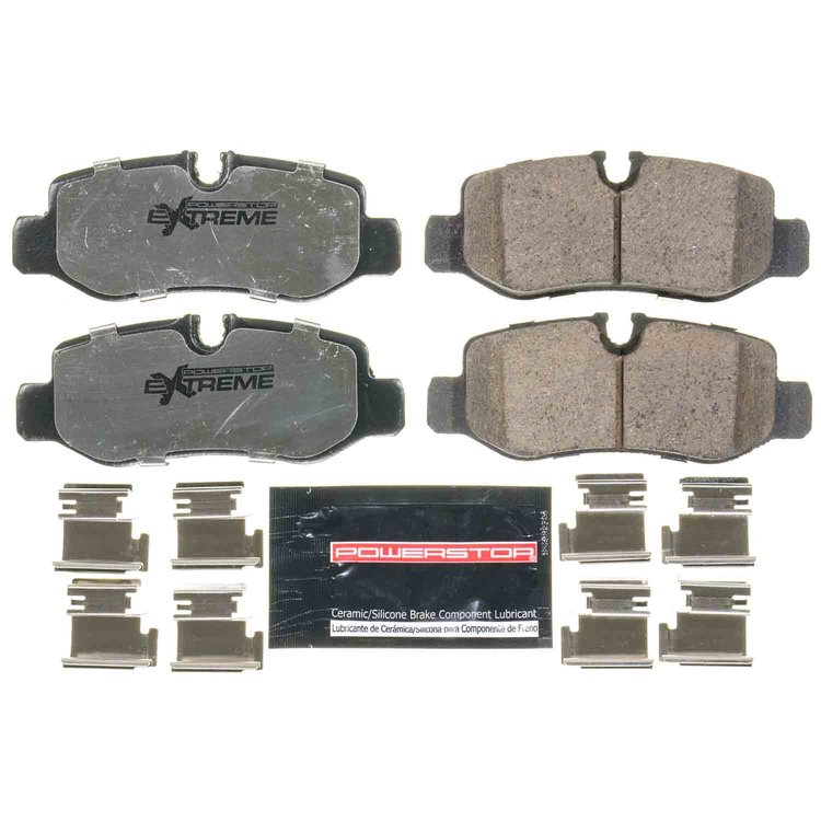 Z36-1893 Rear Z36 Truck & SUV Carbon-Fiber Ceramic Brake Pads w/Hardware Kit