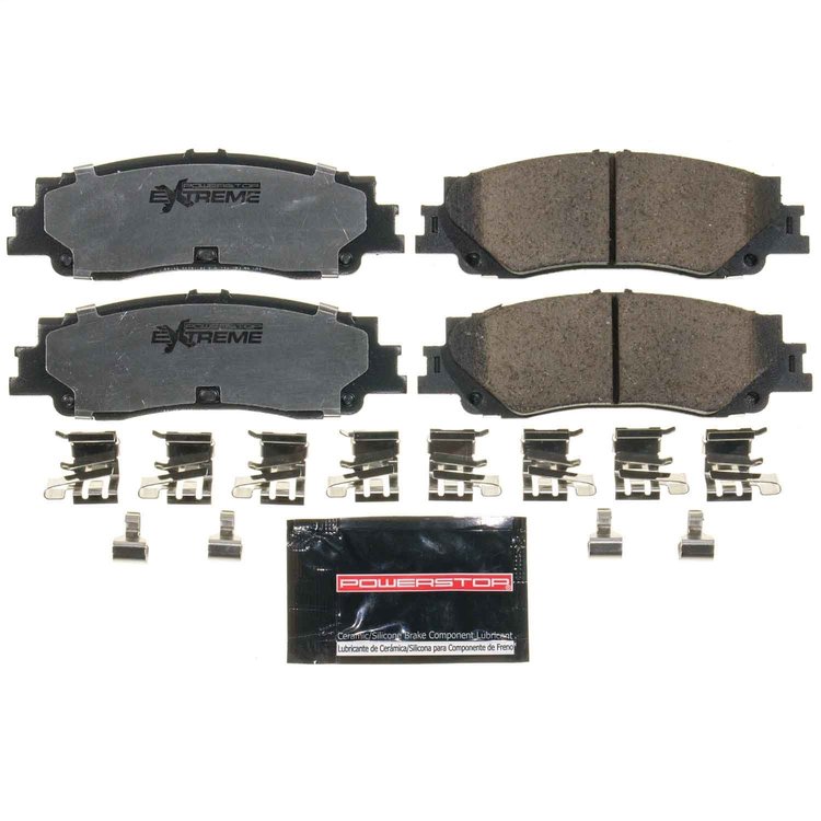 Z36-2439 Rear Z36 Truck & SUV Carbon-Fiber Ceramic Brake Pads w/Hardware Kit