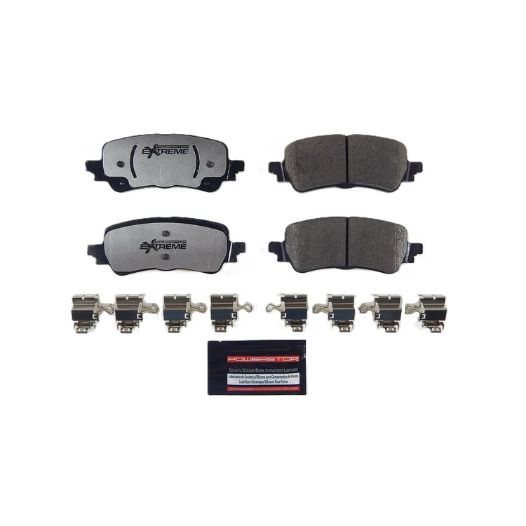 Rear Z36 Truck & Tow Brake Pad Set w/Hardware Fits Select Ford Expedition & Lincoln Navigator [Carbon-Fiber Ceramic]