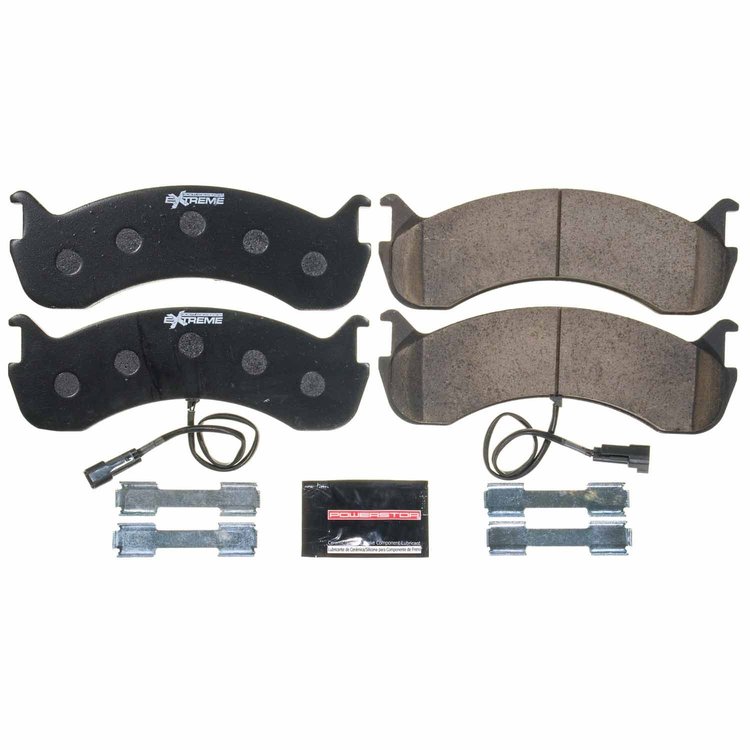 Z36-786C Rear Z36 Truck & SUV Carbon-Fiber Ceramic Brake Pads w/Hardware Kit