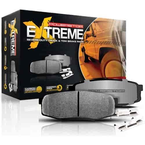 Z36 Truck And Tow Carbon Ceramic Brake Pads Specifically engineered for towing or hauling