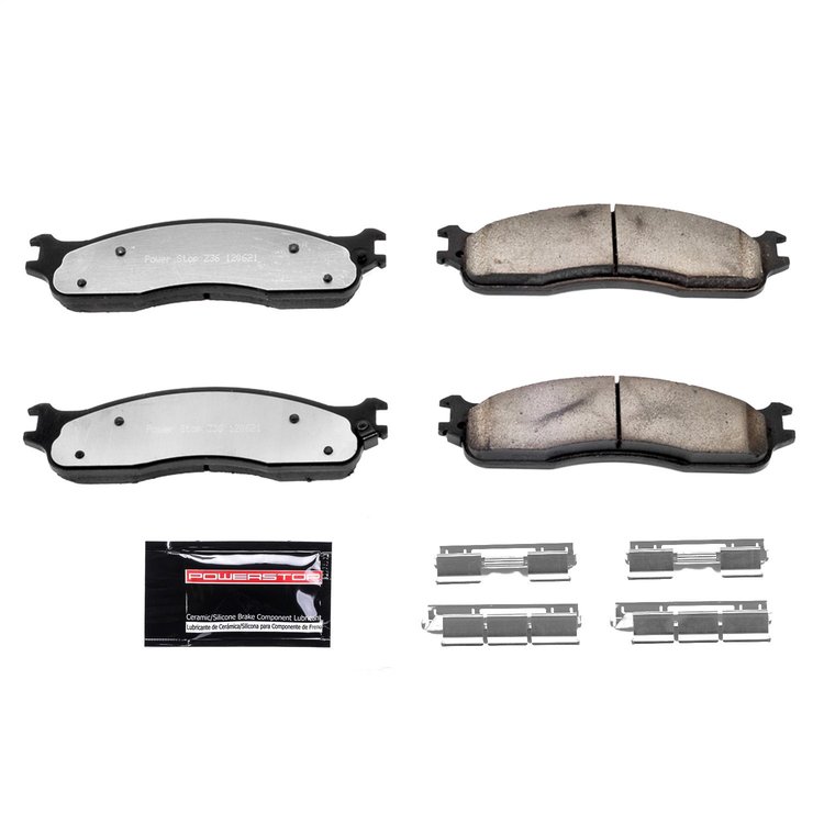 Z36 Truck And Tow Carbon Ceramic Brake Pads Specifically engineered for towing or hauling
