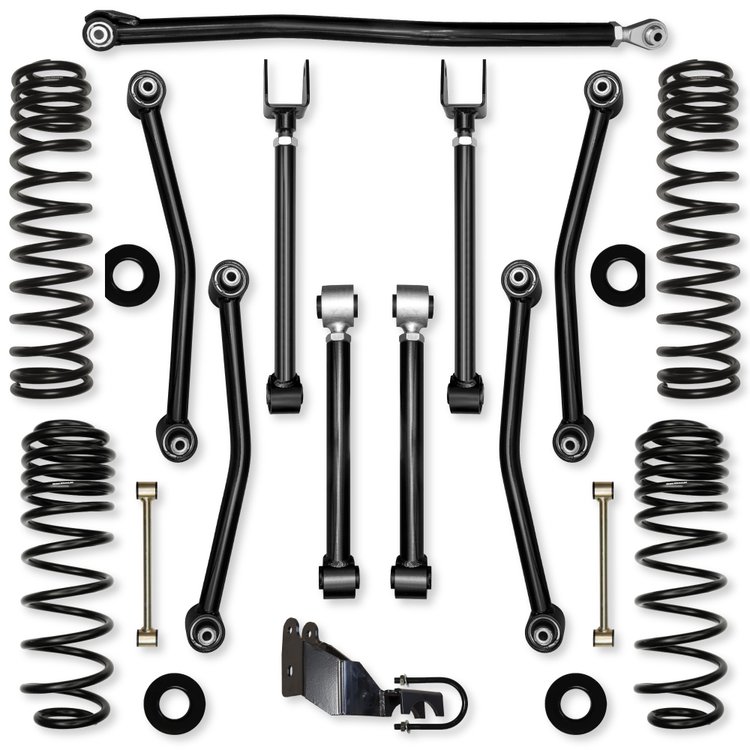 2.5 in. Ultimate Adventure Mid-Arm Suspension System for Fits Select Jeep Wrangler JL [No Shocks]
