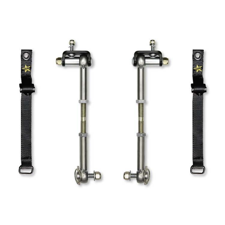 RK05517K Front Extended Swaybar Disconnects fits 2004-2006 Jeep Wrangler LJ, 1997-2006 Jeep Wrangler TJ