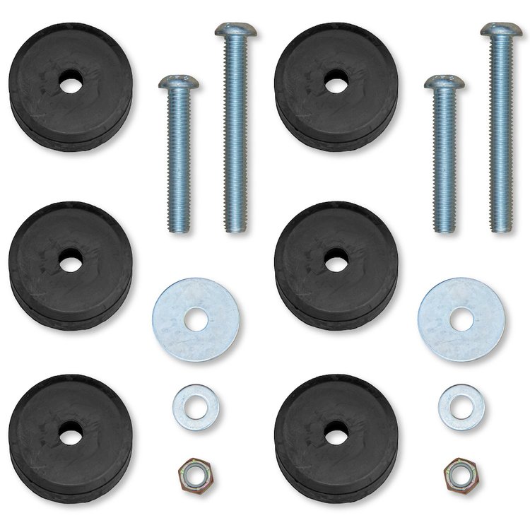 RK05611 2-3 in. Stackable Bump Stop Kit fits 07-18 Jeep Wrangler JK/JKU, 04-06 Jeep Wrangler LJ, 97-06 Jeep Wrangler TJ
