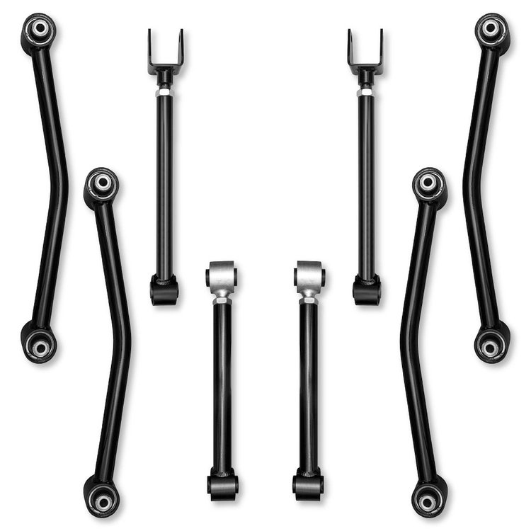 RK07299B Adventure-Series Control Arm Package fits 2007-2018 Jeep Wrangler JK/JKU