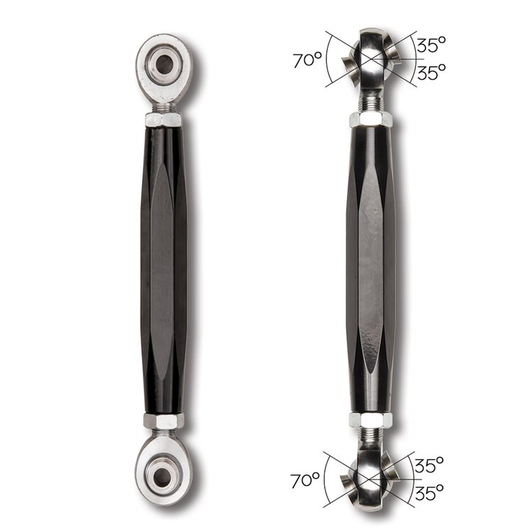 RK07346K No-Limits Sway Bar Links, 3-5 i.n Lift fits Select Jeep Wrangler JL/JLU; Gladiator JT