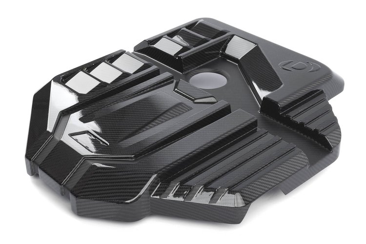 D590-0005 Carbon Fiber Engine Cover Fits Select BMW M2, M3, M4 [Gloss Finish]