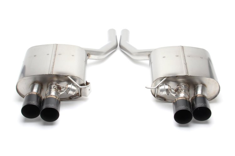 D660-0036-BLK Dinan Free Flow Axle-Back Exhaust, 2011-2016 BMW 550i