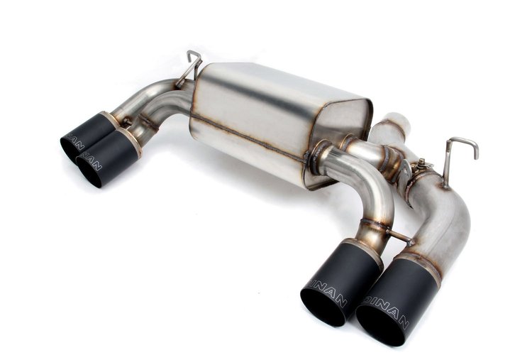 D660-0056-BLK Dinan Free Flow Axle-Back Exhaust, 2016-2018 BMW M2