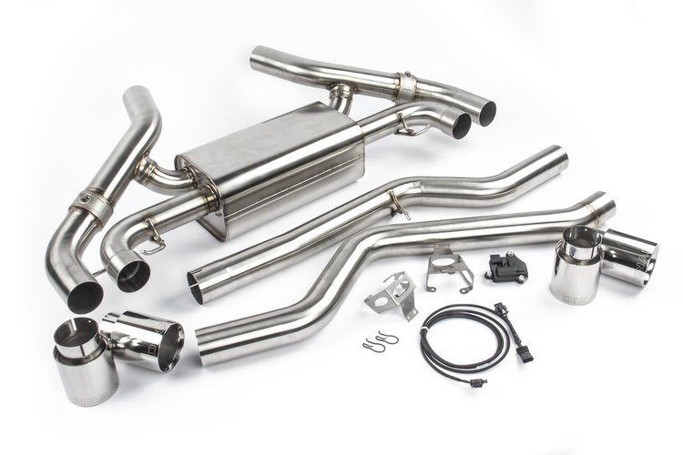 D660-0085 Dinan Free Flow Axle-Back Exhaust, 2020-2024 BMW M340i/M440i