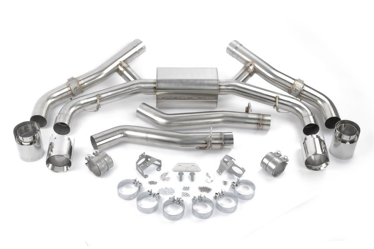 D660-0090 Dinan Valved Axle-Back Exhaust, 2020-2025 BMW X5M/X6M