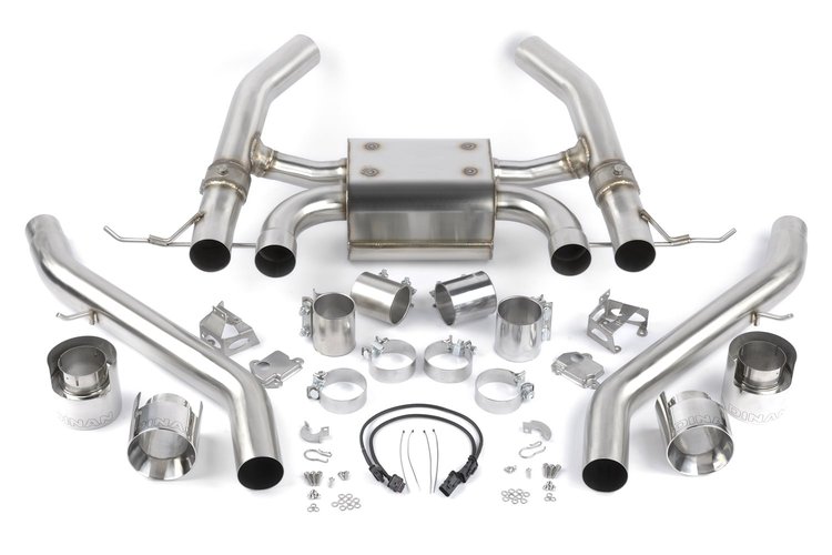 D660-0093 Dinan Valved Axle-Back Exhaust, 2021-2025 BMW M3/M4