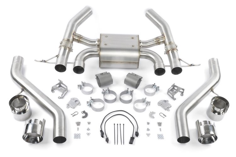 D660-0100 Dinan Valved Axle-Back Exhaust, 2023-2025 BMW M2