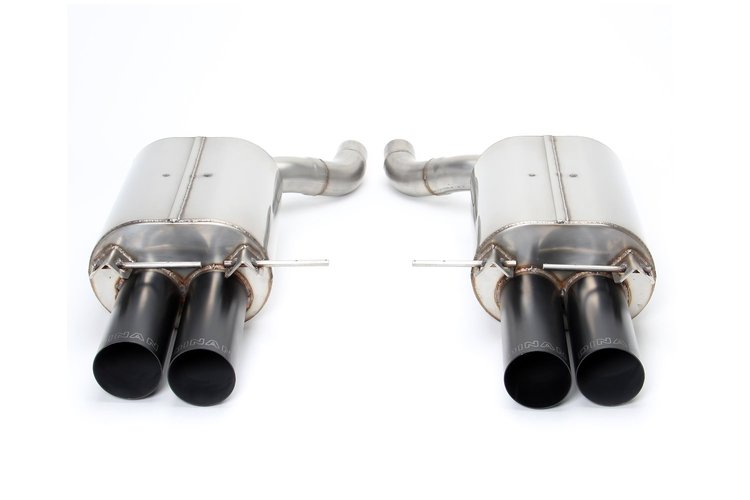 D660-0009A-BLK Dinan Free Flow Axle-Back Exhaust, 2006-2010 BMW M5