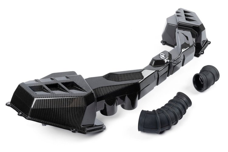 D760-0063 Cold Air Intake System Fits Select BMW M2/M3/M4 Inline-6 [Gloss Carbon Fiber]