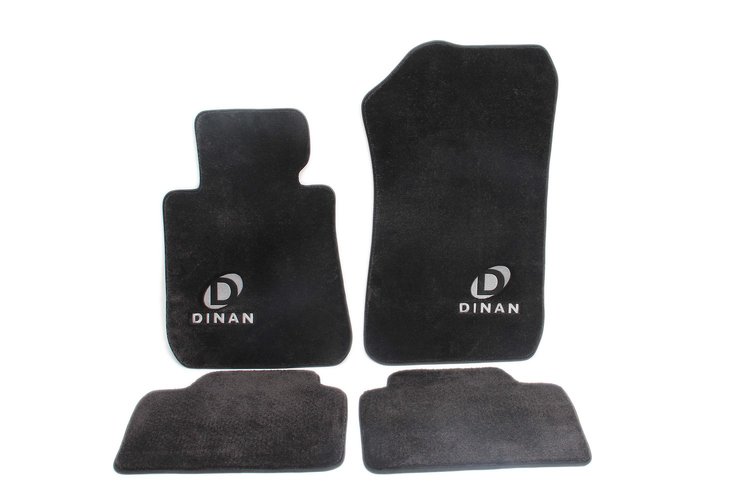 D701-DNBW2711-4C-BLK Dinan Signature Floor Mats, 2012-2018 BMW 6-Series