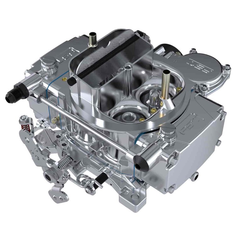 Forged RT 4 Barrel Carburetor 650 CFM Vacuum Secondary