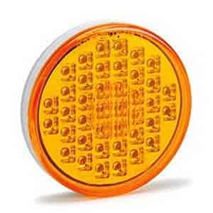 LED Turn Signal Light 4 in. Round Amber/Amber