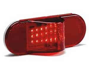 LED Turn/Side Marker Light 6 in. Oval Red