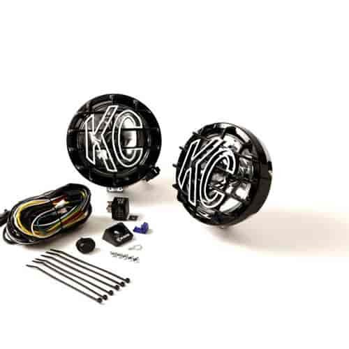 SlimLite 6" Round Light Kit Chrome Housing