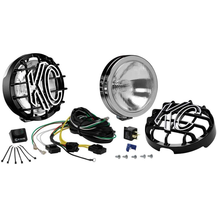 SlimLite 6" Round Light Kit Chrome Housing